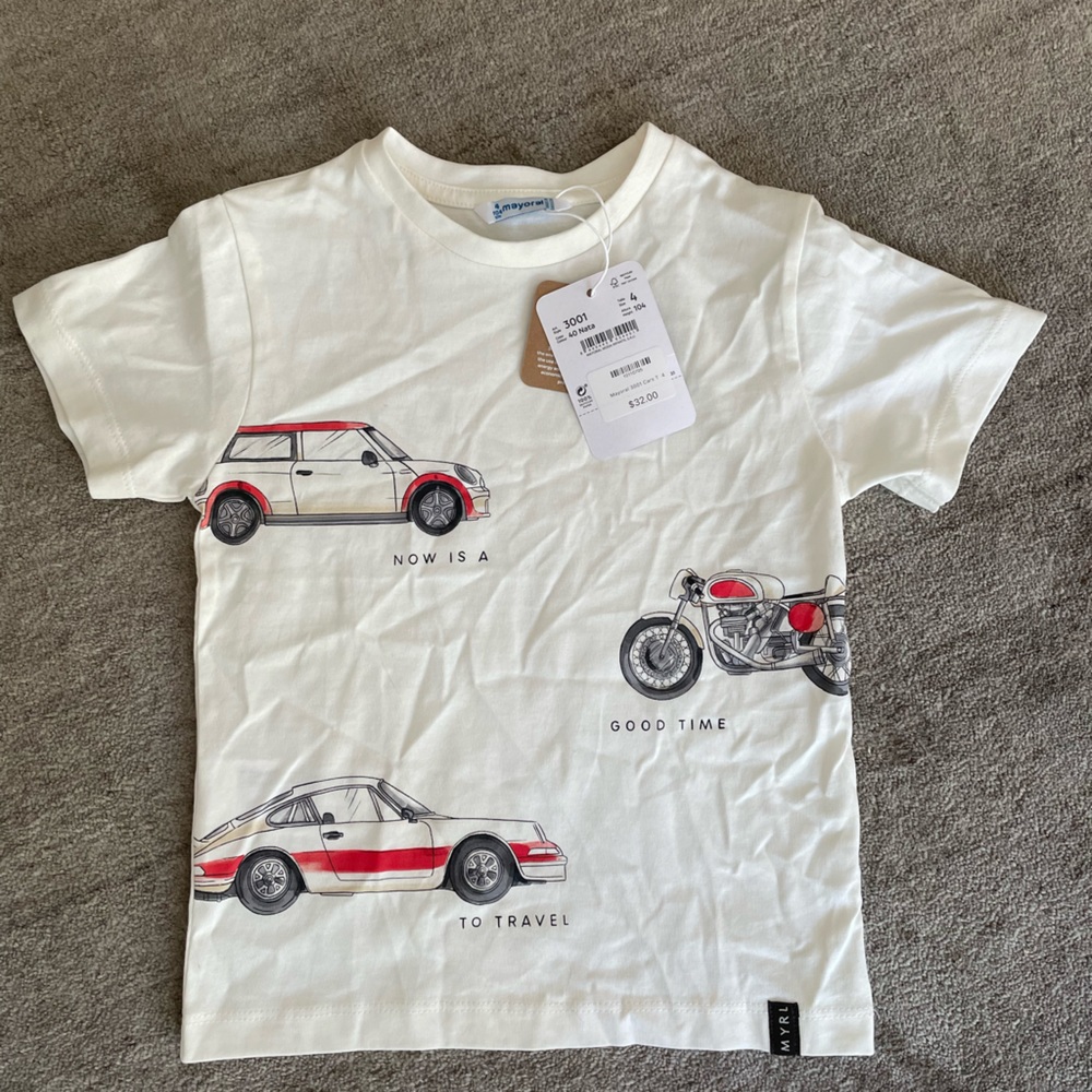 Mayoral car travel shirt